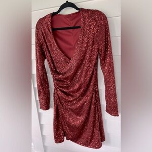 Sequin mini dress